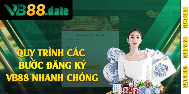 Quy trình các bước đăng ký VB88 nhanh chóng